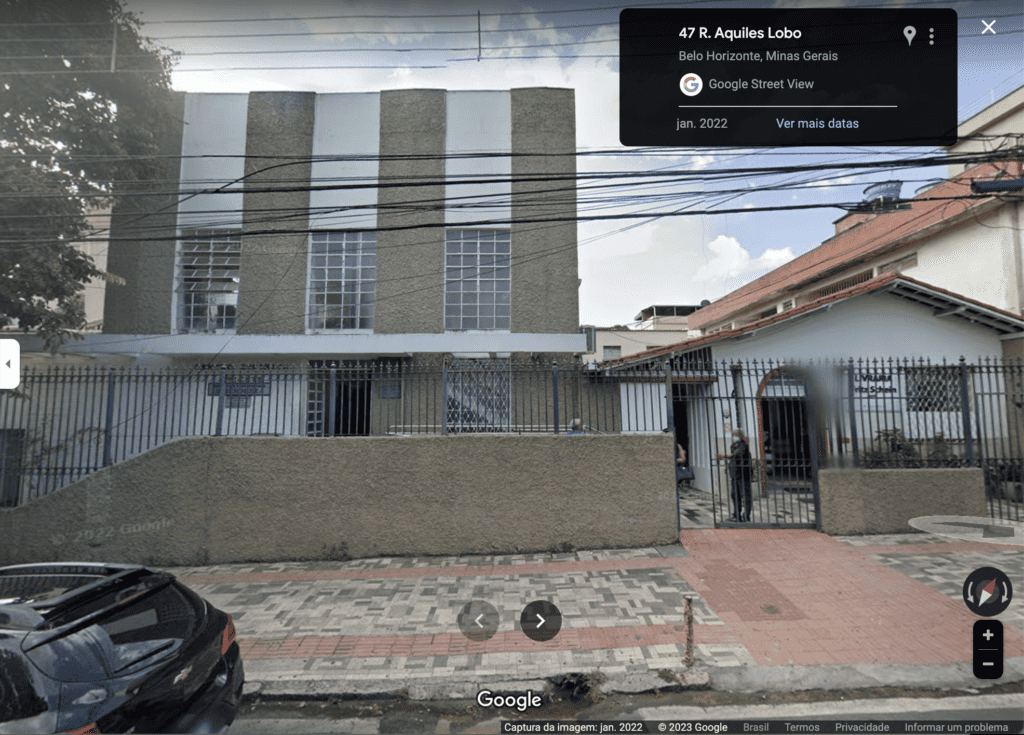 Endereço Centro Espírita Oriente Rua Aquiles Lobo 47